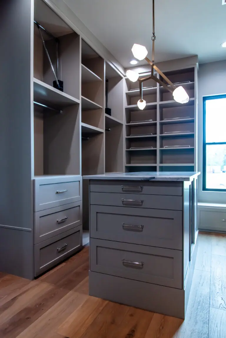 Custom Closet Build in Orange
